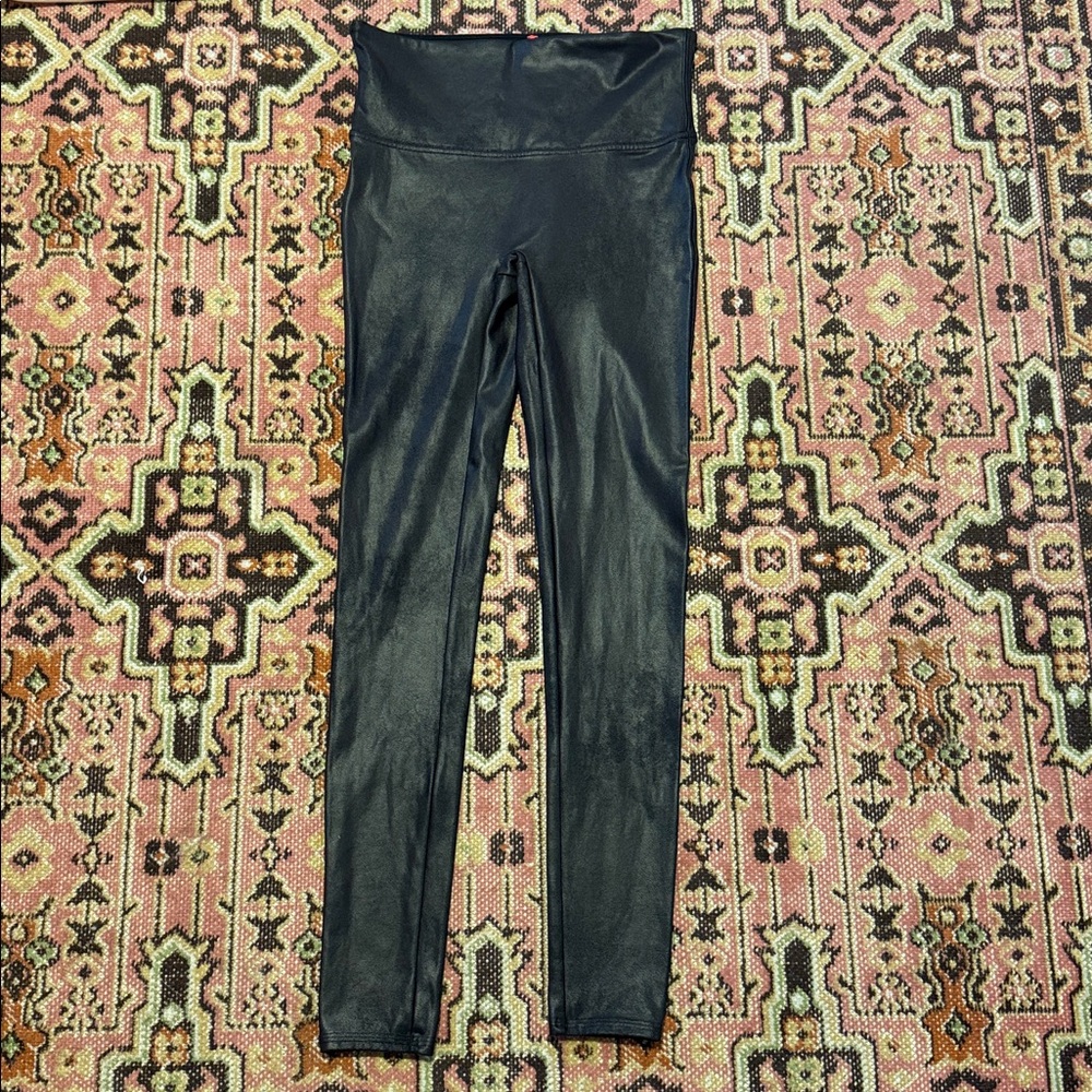 SPANX SPANXshape™ stretch leggings metallic black - Picture 6 of 9